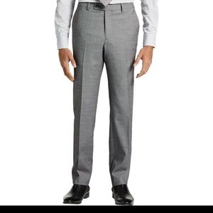 Kenneth Cole slim fit trousers in light sharkskin grey